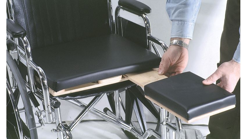 Amputee Wheelchair Surface, Standard, Poylfoam, Bilateral, 18 X 16