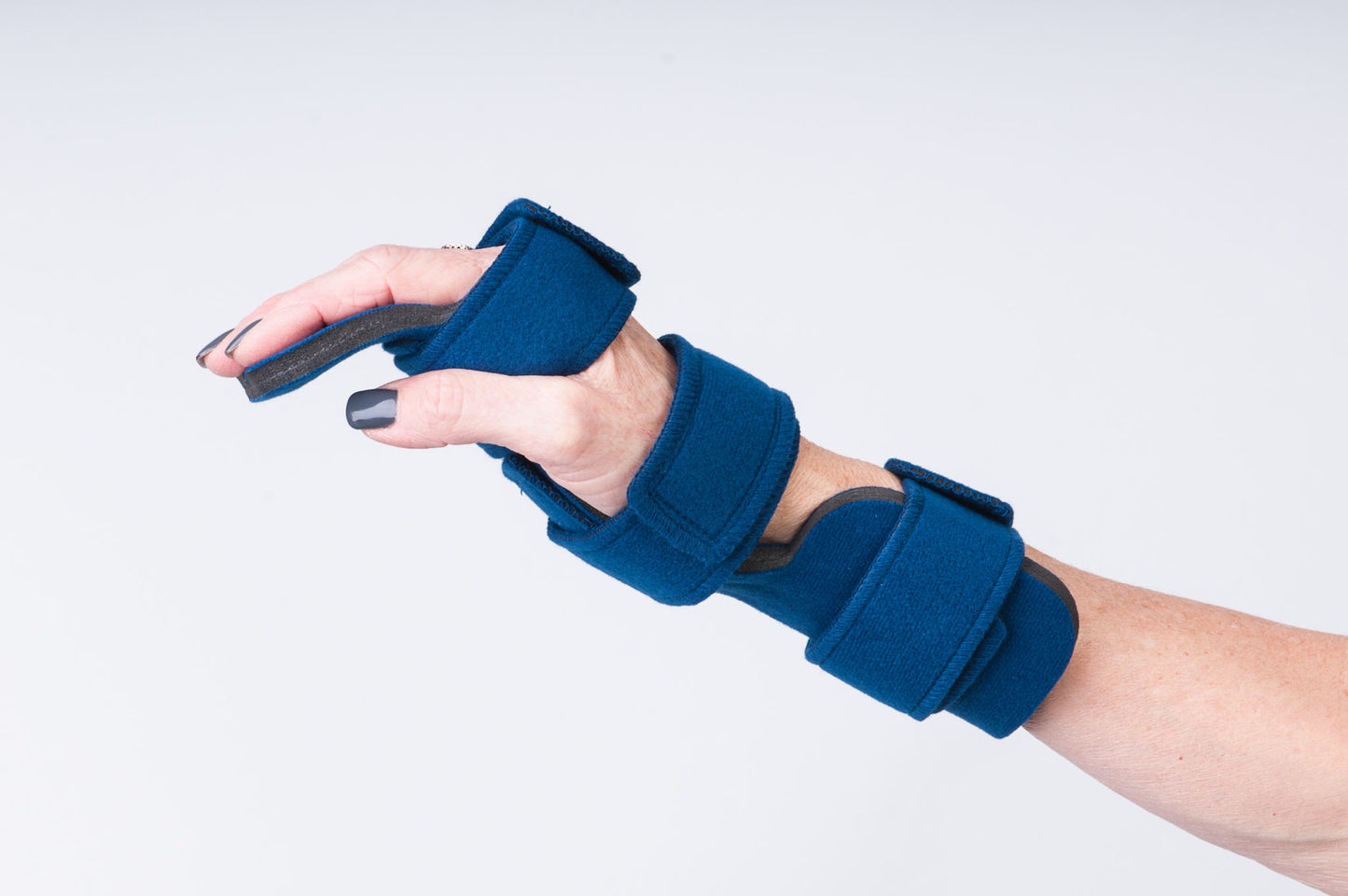 Adult Navy Blue Terry Cloth ComfySplints Hand Wrist