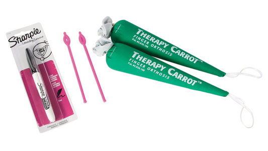 Original Therapy Carrot Hand Contracture Orthosis Kit, Large, Green