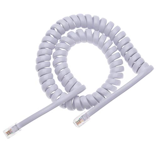 1 Foot RJ10 Telephone Phone Cord, 6 Foot Stretch
