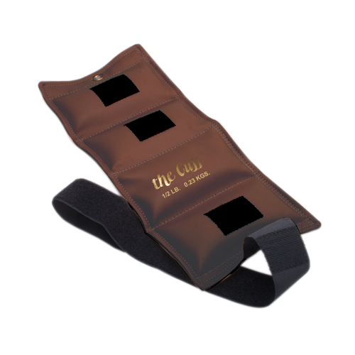 Deluxe Cuff weight, 1/2 pound, walnut, Each
