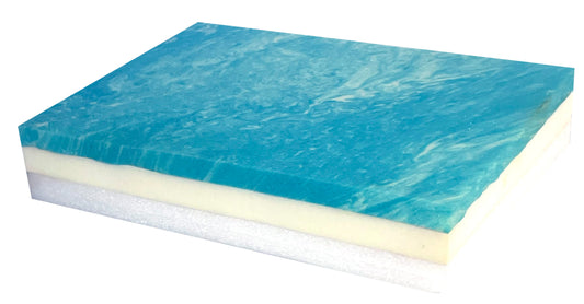 Tri-Foam Gel-Infused Visco Bariatric Sling Seat 20" Cushion w/LSII Cover,18x3" 20"W x 18"D x 3"H EA