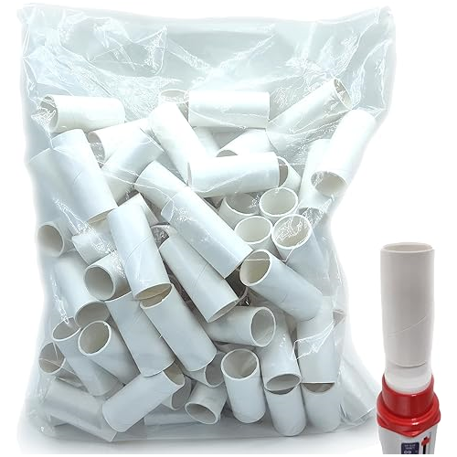 Adult Single Use Disposable Cardboard Mouthpieces, 100 per pack