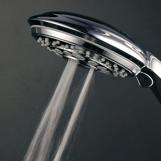 Aquacare Series Spiral Handheld Shower Head Luxury Convenience Package With Pause Switch