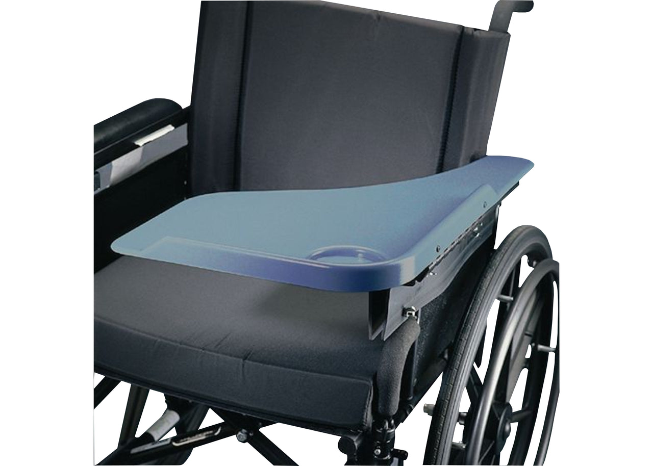 Sammons Preston Flip Away Half Lap Tray, Right, Translucent