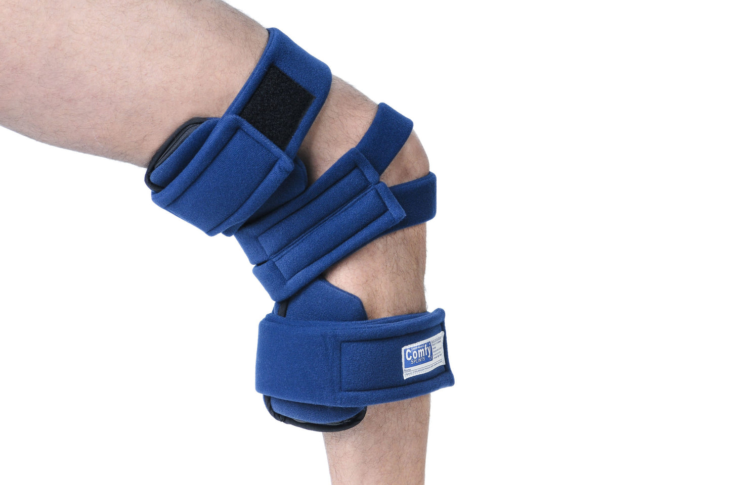 ComfySplints Knee Adult Navy Blue Terry Cloth