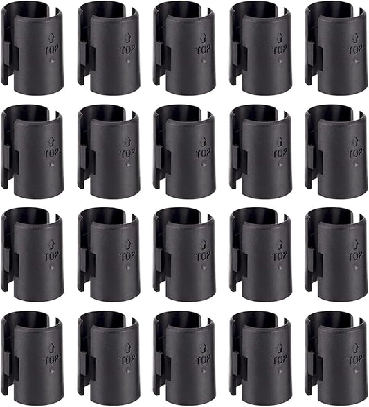 Replacment Wire Shelving Shelf Lock Clips For 1" Post, 40 Per Pack