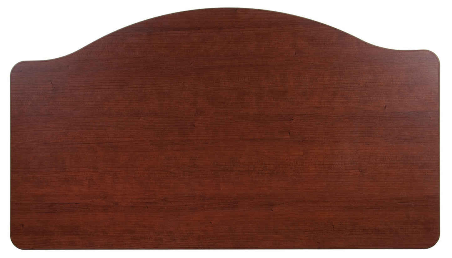 Center Crown Headboard, t-mold edges, 36" x 20", Finish Solar Oak, B Bore