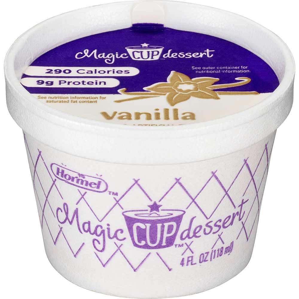 Magic Cup Fortified Nutrition Vanilla Snack, 4 Ounce, 48 cups per case