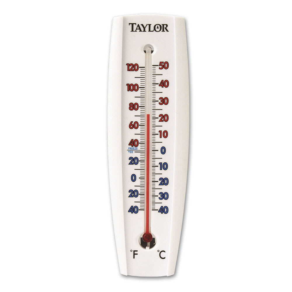 Wall Thermometer w/ Large Easy Read Face, -40 to 120F