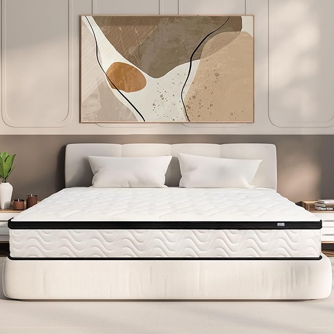 12” Full Hybrid Mattress, Medium Firm Memory Foam