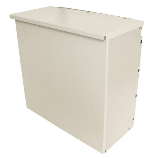 Waste Container With Cover, Aluminum, 4 Gallon, Includes Mounting Bracket