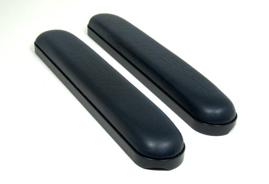 Navy Blue Vinyl Full Length Armrests Pair, Universal Fit, Pair