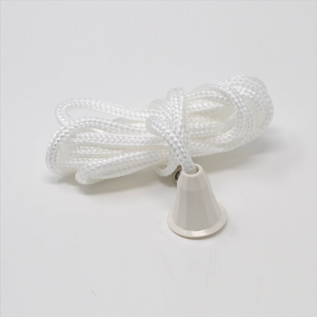 White Thick Cord with pendant and connector
