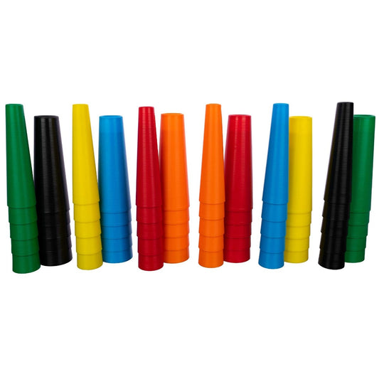 Large Plastic Stacking Cones, 30 Cups per Set