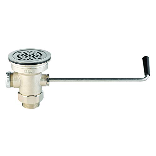 Waste Drain Valve, Twist Handle, 3-1/2 X 2 & 1-1