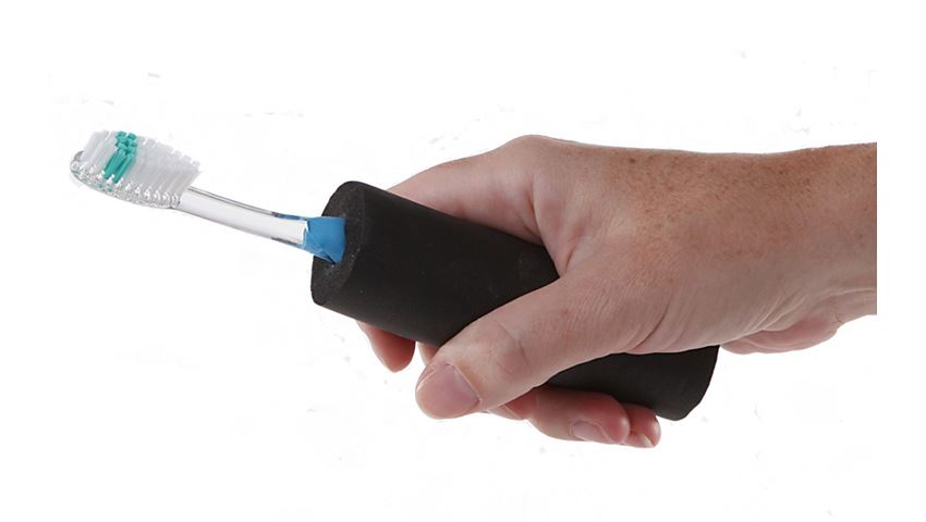 Foam Padded Utensil Gripper, Cylindrical Tubing, 1-yd Lengths