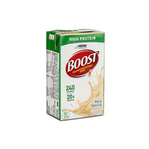 Boost High Protein Very Vanilla Tetra Brik 8Oz 27Ea/Cs
