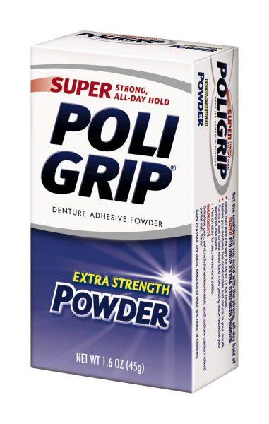 Poligrip Super Denture Adhesive Powder, 1.6Oz
