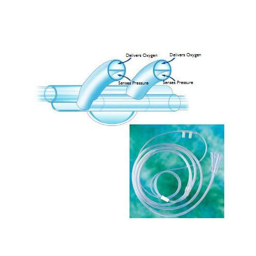 Nasal Cannula Dual Lumen Oxygen Conserving 5Ft Tubing - 25Ea/Cs