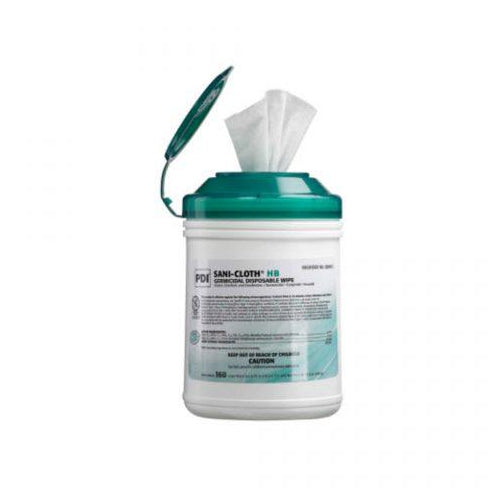 Sani-Cloth Hb Large Wipes Tubs (Green Top) 160'S 12/Cs