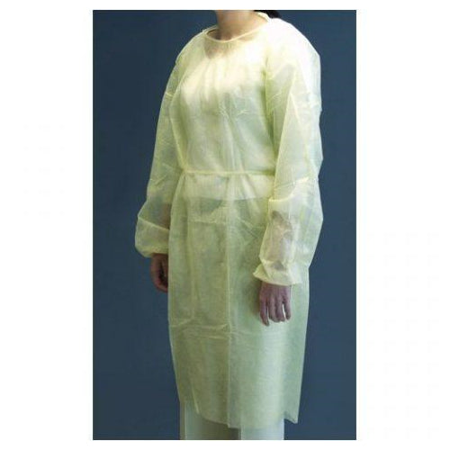 Gown, Isolation, Yellow, Fluid Impervious 50Ea/Cs