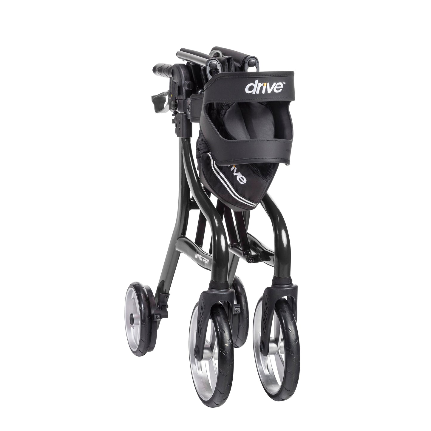 Nitro Sprint Rollator Rolling Walker, Hemi Height