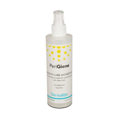 PeriGiene Antimicrobial Cleanser Fragrance Free 8oz Bottle Case of 48