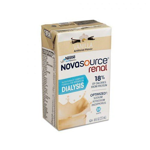 Novasource Renal Vanilla 8Oz. Brik Pak 27Ea/Cs