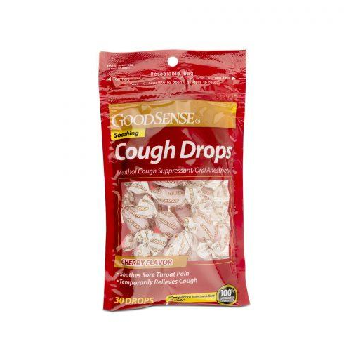 Cough Drops Halls Gen. Cherry Flavor (Contains Sugar) 30Ea/Pk