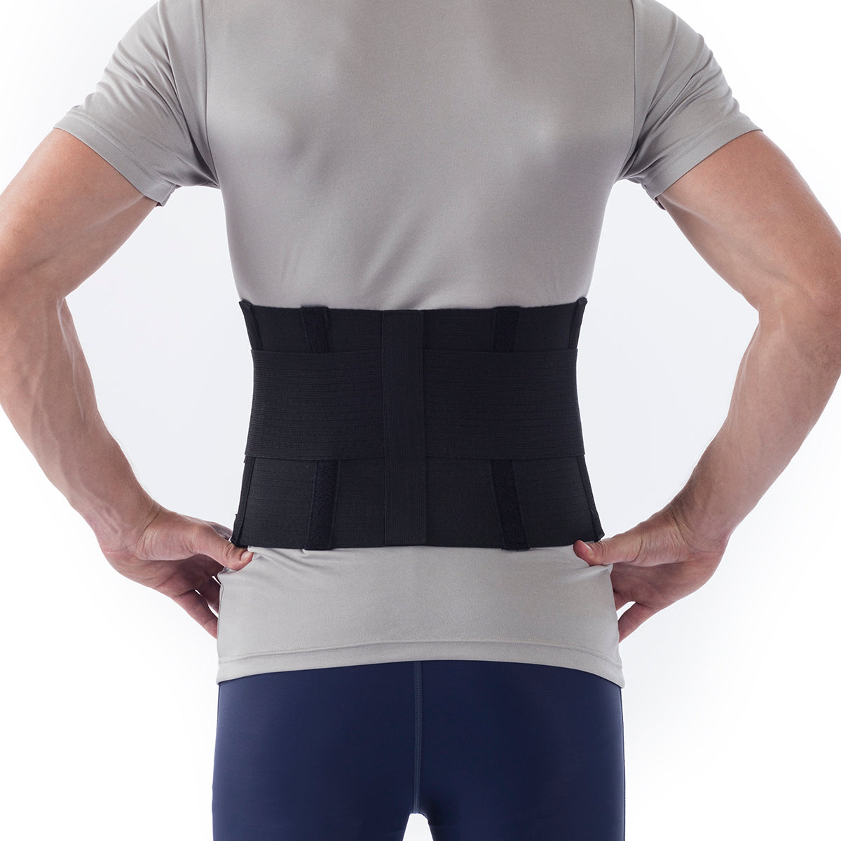 Deluxe Ventilated Elastic Back Belt, Medium, Fits Waist 30" - 34"
