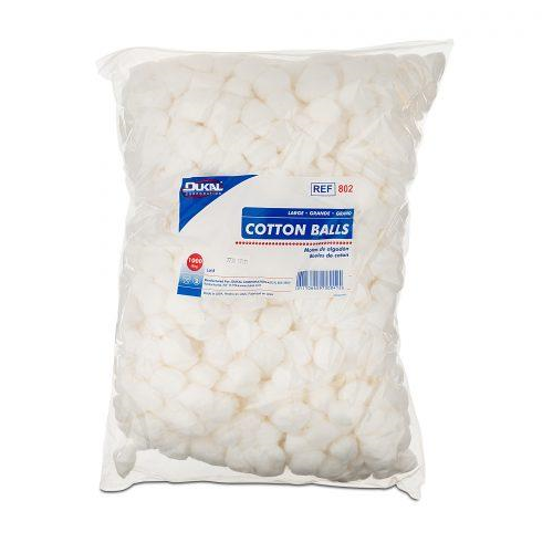 Cotton Balls, Large, N/S 1000/Bag 2Bags/Cs