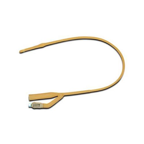 Foley Catheter, Silicone Coated Latex, 2Way 30cc 12fr 10/bx