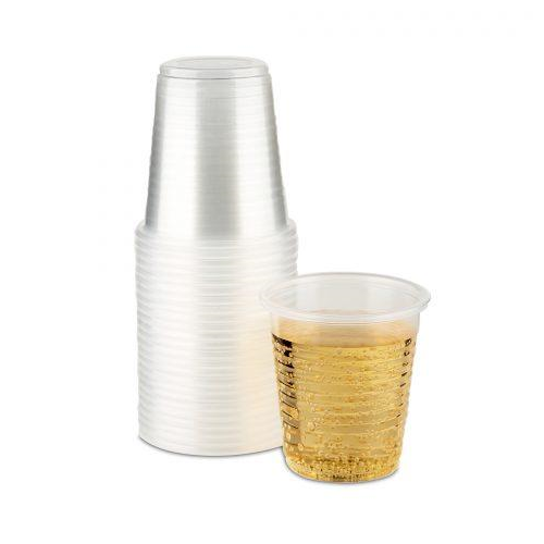 Cups Clear Plastic Cold 3.5Oz (100Ea/Bg 25Bg/Cs) 2500Ea/Cs
