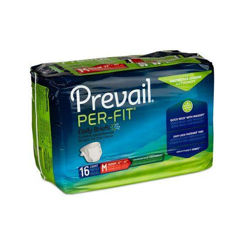 Prevail Per-Fit Briefs Medium - 16ea/pk 6pk/cs