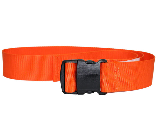 60" Econo Gait Belt, Orange w/ Delrin Buckle, Box of 24