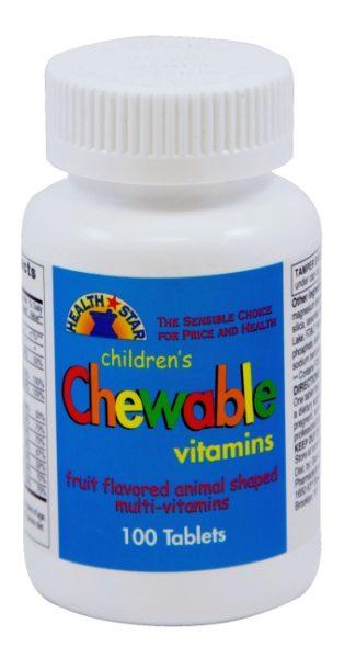 Multi-Vitamin Centrum Childrens Chewable Tablets 100's