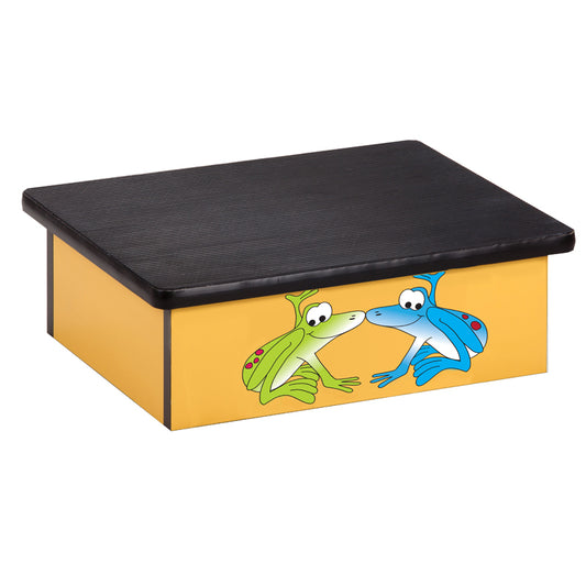 Rainforest Tree Frogs Yellow Laminate Step Stool