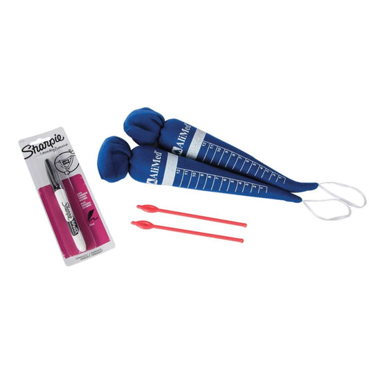 Antimicrobial-Treated Blue Therapy Carrot, Hand Contracture Orthosis Kit