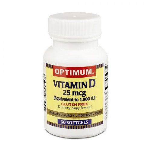 Vitamin D (D3) 1000 IU Softgels 60's
