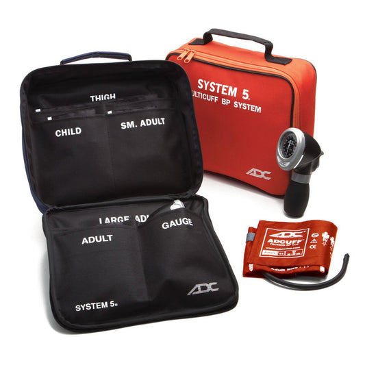 Aneroid Sphygmomanometer Unit System 5 Multicuff Kit Mutlicuff, Orange, Lf