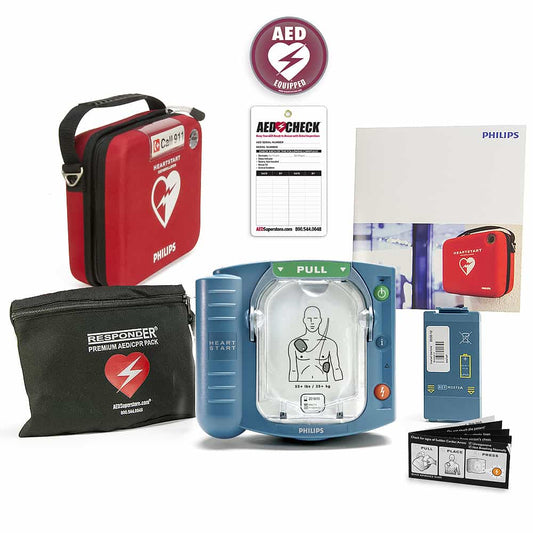 Philips HeartStart OnSite AED w/ Slim Carry Case
