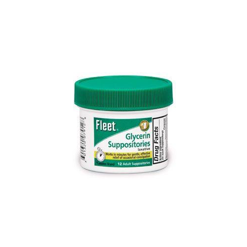 Glycerin Suppositories 24 Tablets 12Ea/Cs
