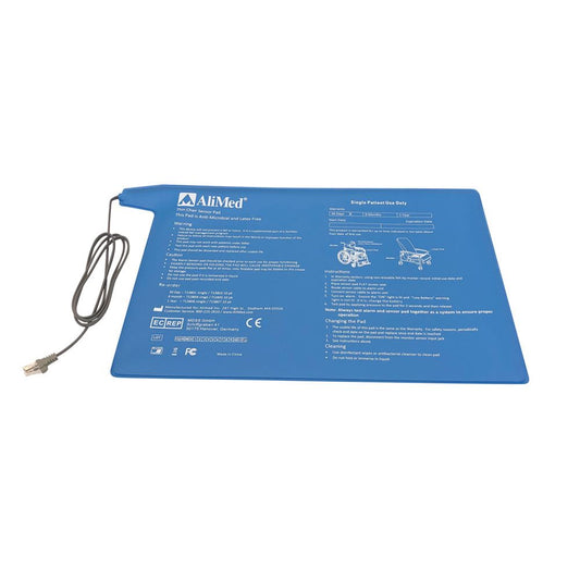 AliMed Corded Pressure Sensor Pads, 10"W x 15"L, 12 Month Warranty Single Unit