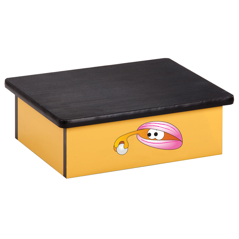 Ocean Clam Yellow Laminate Step Stool