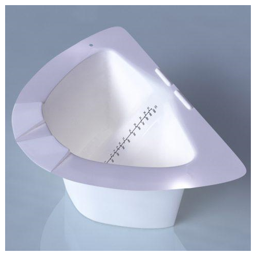 Nuns Cap Specimen Collection Container White - 100ea/cs