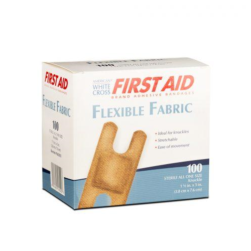 Fabric Knuckle Band Aids 1.5"X3"