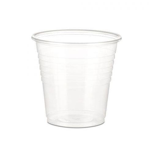 Cups Clear Plastic Cold 5oz - 100ea/pk Single Sleeve