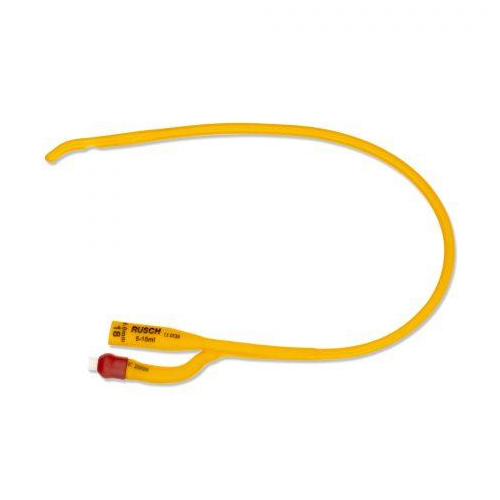 Foley Catheter 2-Way Coude Tip 5cc Balloon 18fr PTFE Coated Latex
