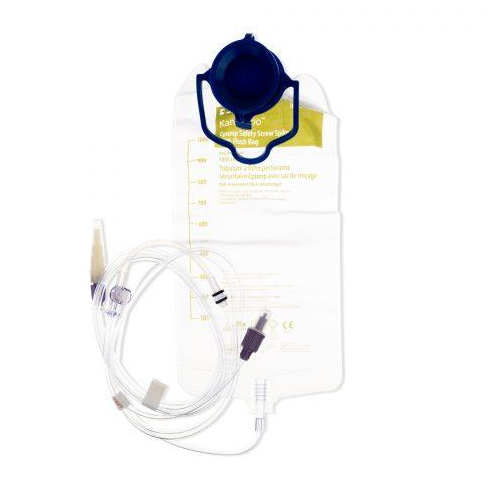 Epump Kangaroo Safety Screw Spike W/1000 Ml Flush Bag W/O Adapter
